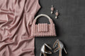 Perle Lumière Evening Clutch – Handmade Pearl Beaded Acrylic Luxury Bag | Fericire